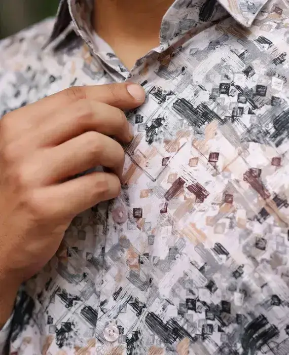 Geometric Designer Shirt